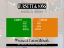 Website Snapshot of BURNETT & SONS PLANING MILL & LUMBER CO.